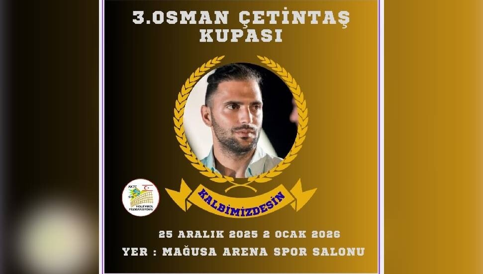 Osman Çetintaş Kupası 25 Aralık–2 Ocak Tarihlerinde düzenlenecek