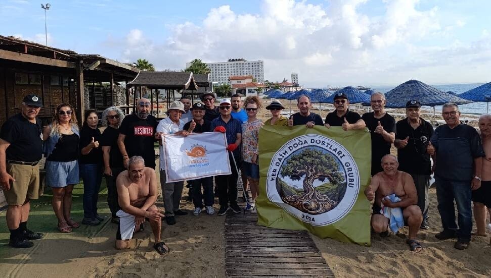 Her Daim Doğa Dostları paydaş örgütlerle Salamis’te temizlik yaptı