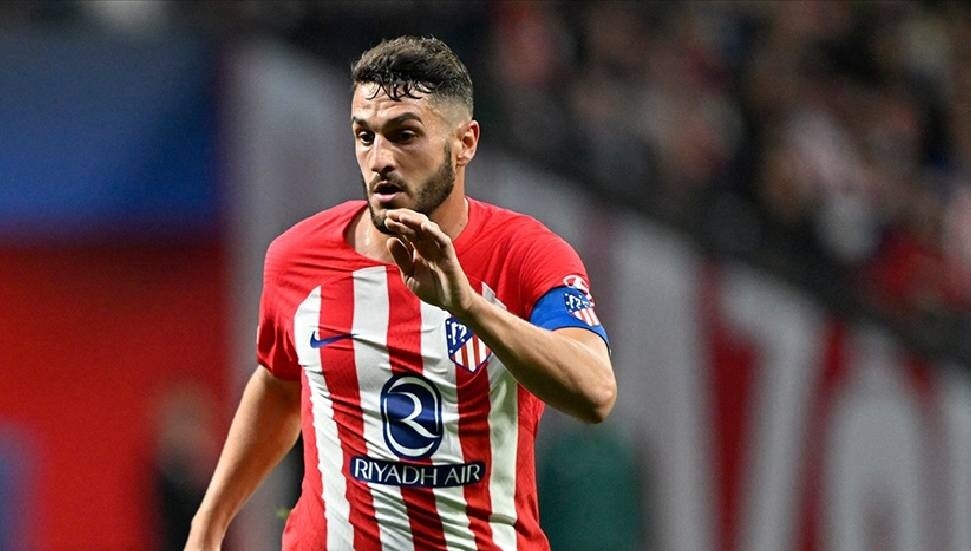 Atletico Madrid'de İspanyol futbolcu Koke sakatlandı