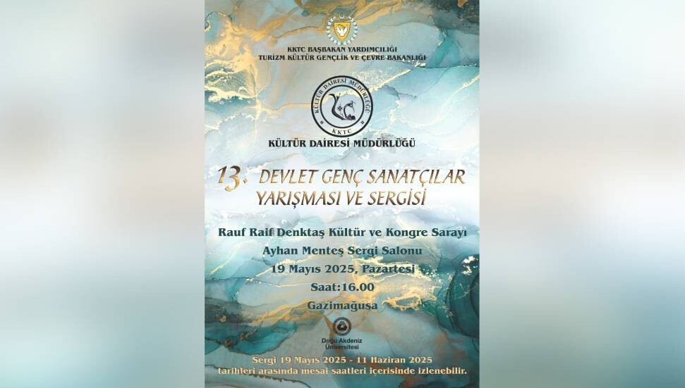 Devlet Genç Sanatçılar ödül töreni ve sergisi pazartesi