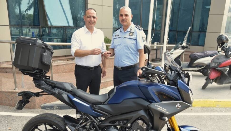 LTB’den Lefkoşa Polis Müdürlüğü’ne motosiklet