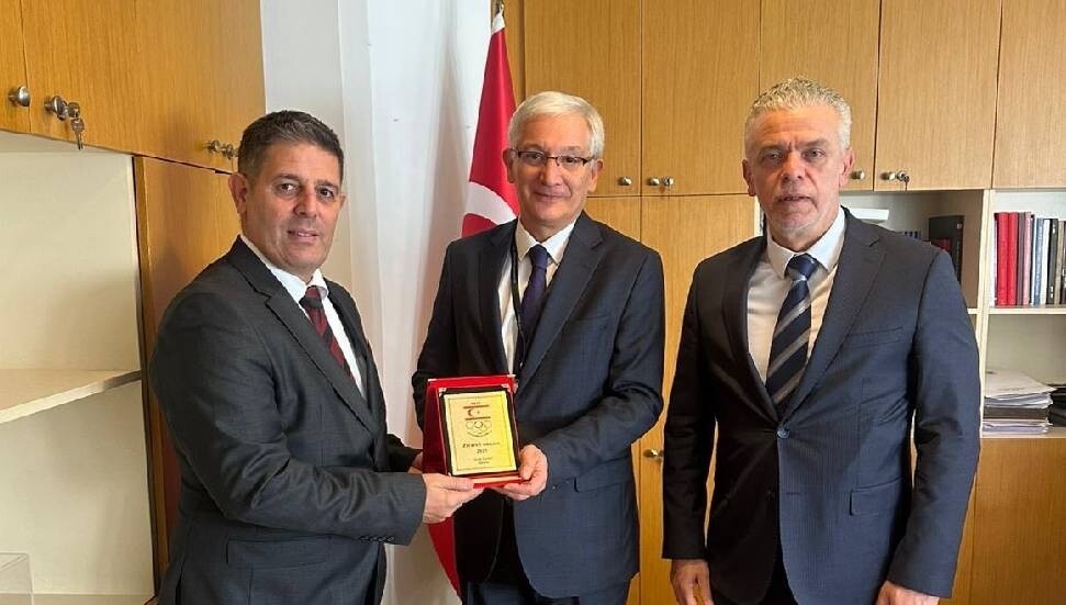 Milli Olimpiyat Komitesi Başkanı Orçun Kamalı, Ankara’da temaslarda bulundu