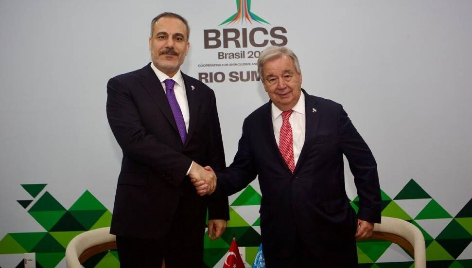Fidan, Guterres ile görüştü: Kıbrıs konusunda yapılacak gayriresmi toplantı ele alındı
