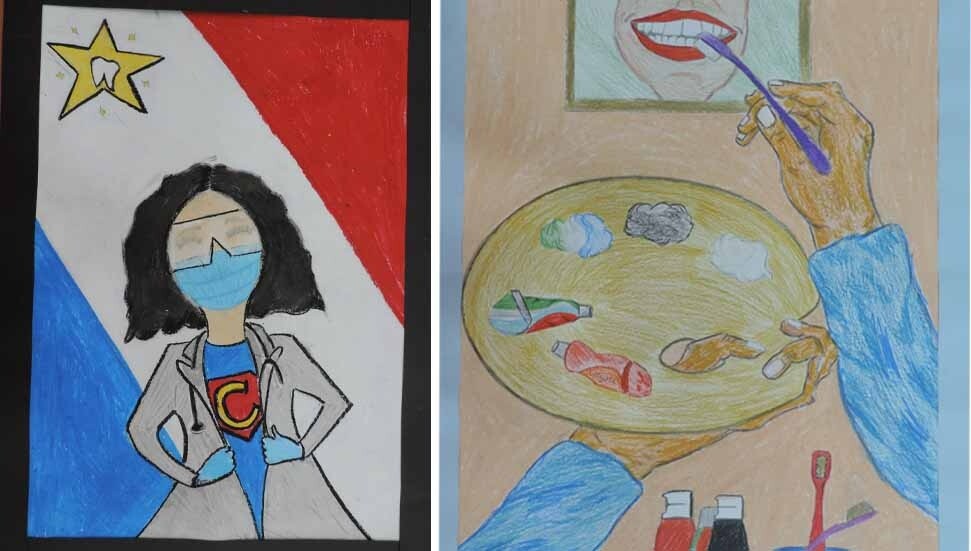 Kıbrıs Türk Diş Tabipleri Odası Afiş Yarışması’nın birincisi Lefke Gazi Lisesi